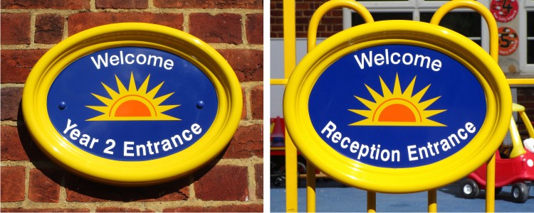 GRP Fibreglass School Signs